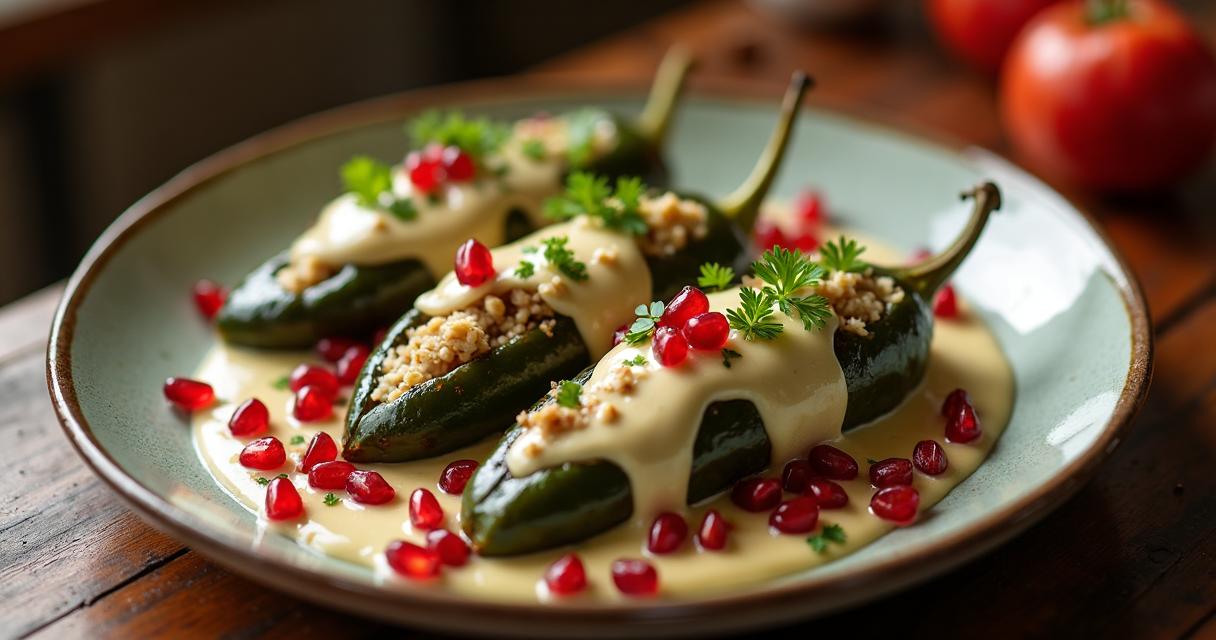 Chiles en Nogada — Mexican recipe