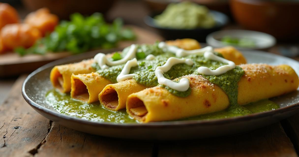 Chicken Enchiladas Verdes — Mexican recipe